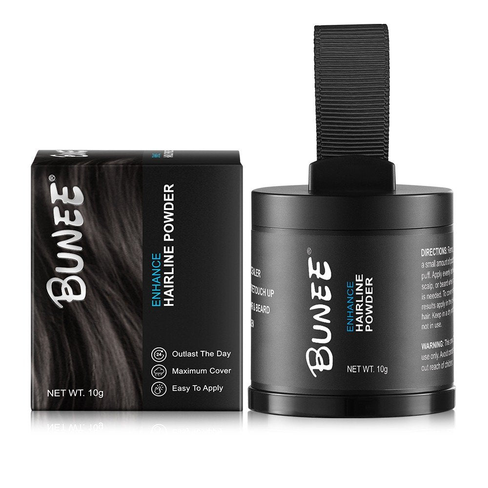 Bunee Hairline Powder - Corrector Capilar Densificador Castañó Oscuro