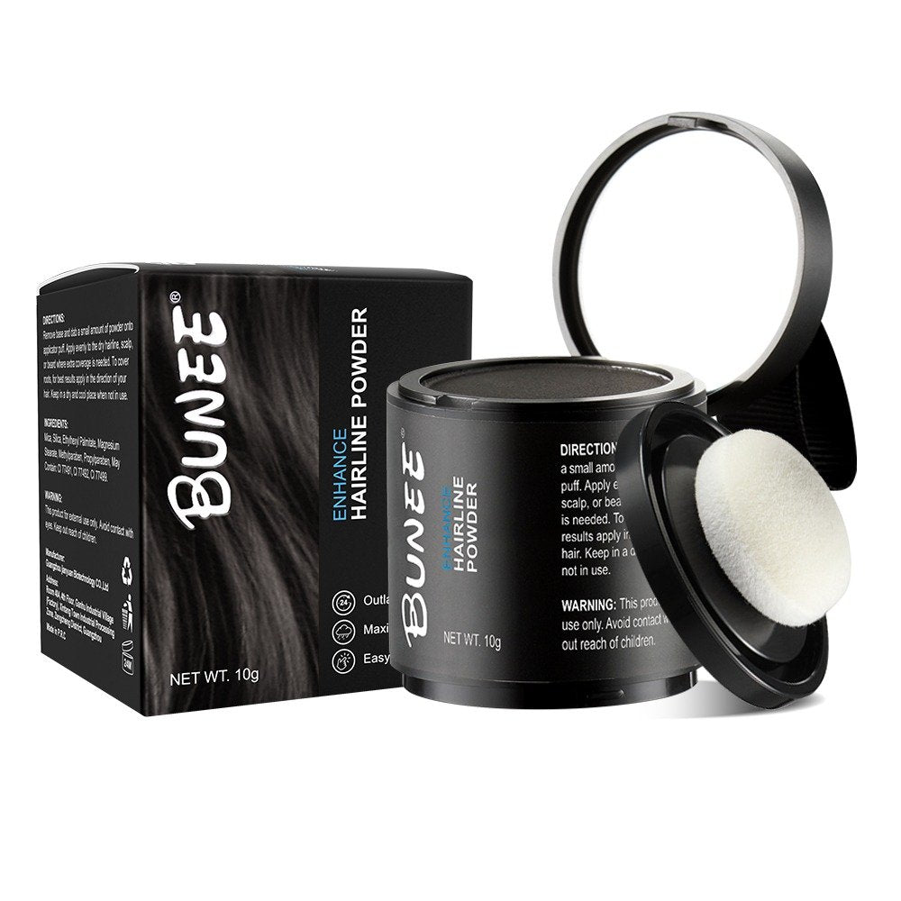 Bunee Hairline Powder - Corrector Capilar Densificador Castañó Oscuro